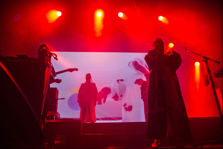 Pussy Riot en su visita a Buenos Aires en 2019.