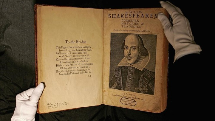 Comedias, historias y tragedias de Shakespeare.
