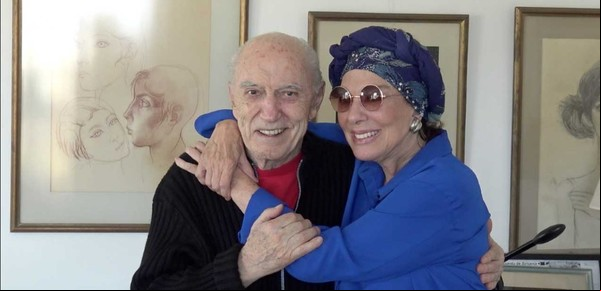Cacho Fontana entrevistó a Graciela Borges y a Juan José Camla en su programa de radio