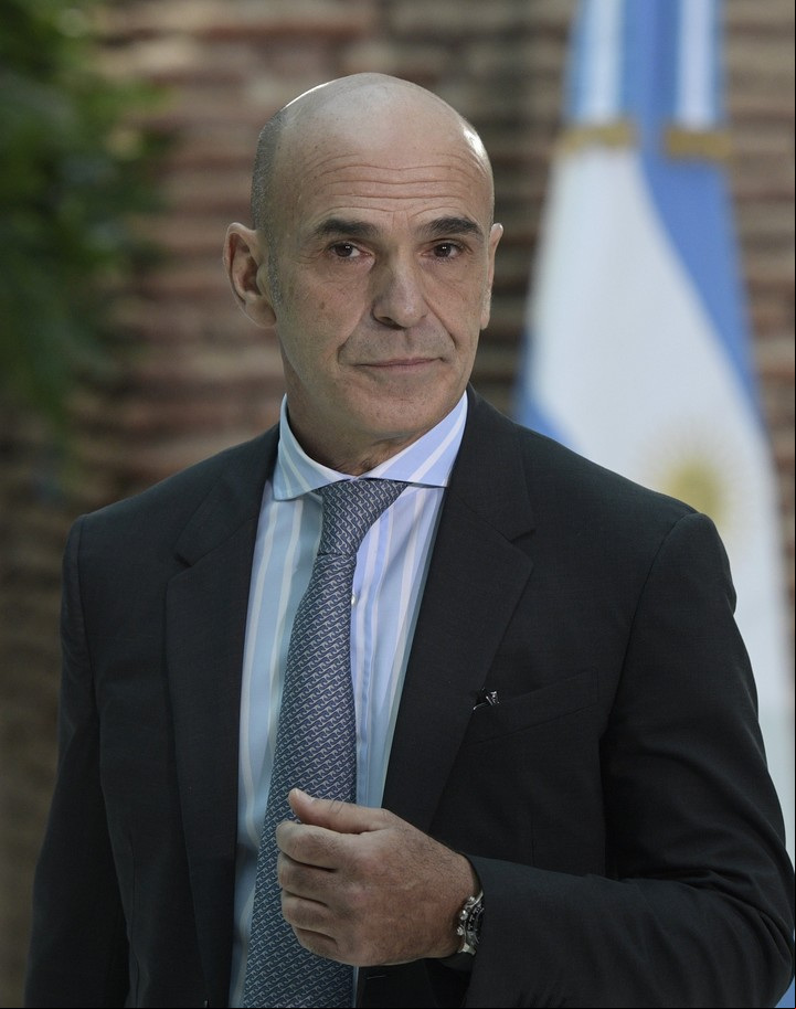 Gustavo Arribas, cuando era jefe de la AFI. Foto Juan MABROMATA / AFP.