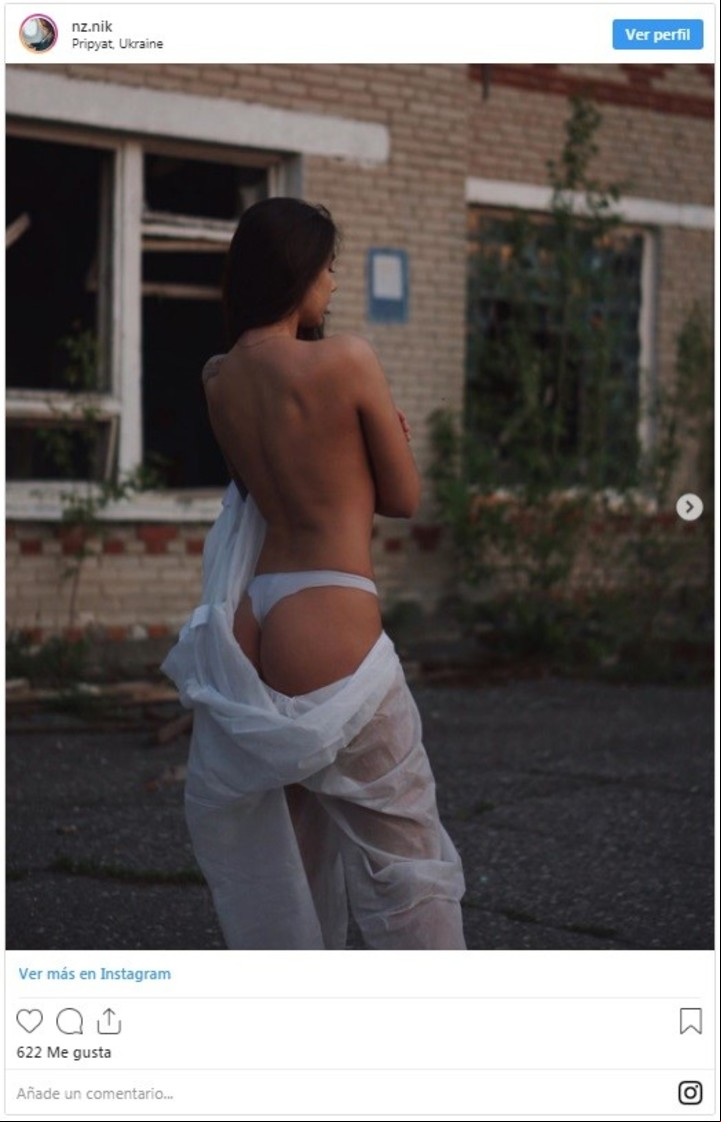 Algunas de las fotos que se tomaron influencers en Chernobyl.