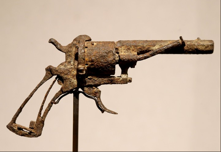 El calibre del revólver, de 7 mm, se corresponde con el de la bala encontrada en el cuerpo de Van Gogh (AFP).