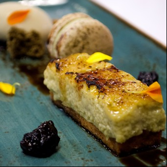 Creme bruleé de yerba mate