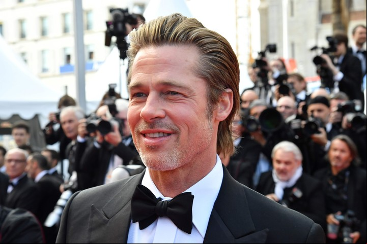 Brad Pitt en la presentación de Once Upon a Time in Hollywood" en el Festival de Cannes en Mayo de 2019. Foto: Alberto Pizzoli/ AFP