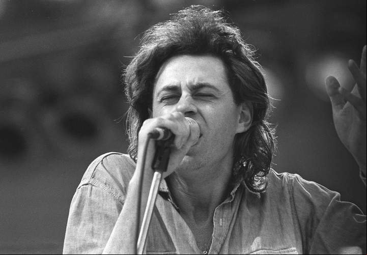 Bod Geldof. El irlandés fue el encargado de promover el acontecimiento. (Foto: AP).