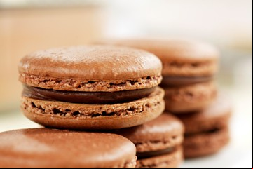 Receta de Macaron de chocolate