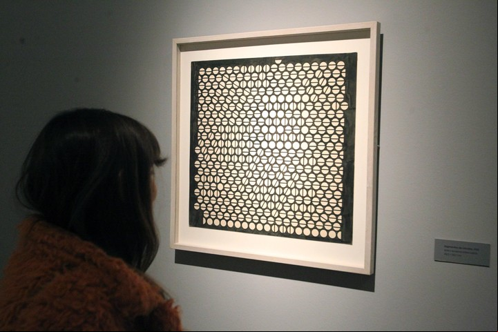 En exhibición. Una obra de Le Parc. Foto: EFE archivo