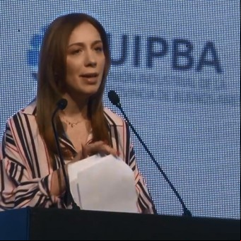 Ante industriales, María Eugenia Vidal también pidió "consenso": "No depende de un presidente o un gobernador"
