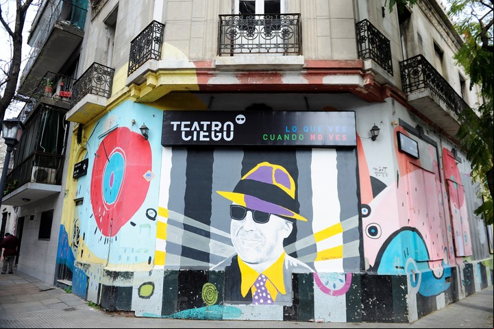 El Ciego. Otro de los teatros que marcan a Abasto. / Luciano Thieberger.