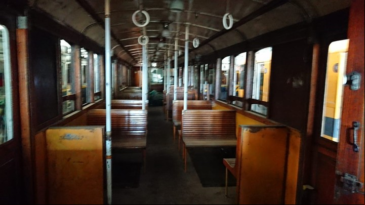 El interior del coche 87 La Brugeoise.