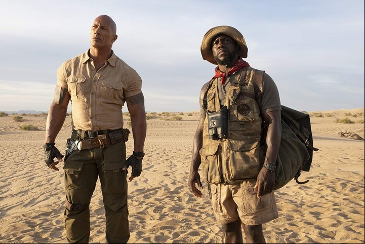 En "Jumanji: El siguiente nivel", Dwayne "La Roca" Johnson y Kevin Hart arman una insoportable pareja despareja.
