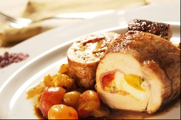 Receta de Pamplona de pollo con papas andinas