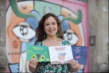 Estrellita Caracol, la encargada de ilustrar las historias de Canticuénticos