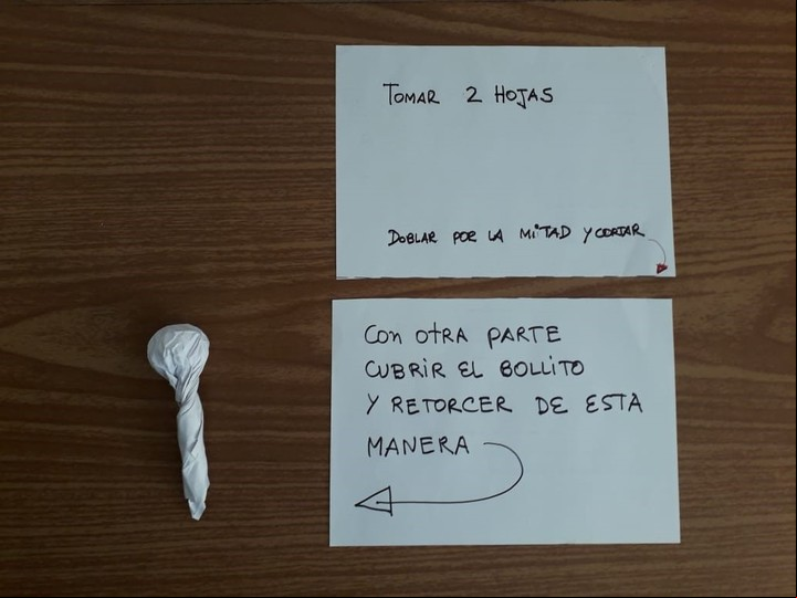 Paso a paso, según la titiritera Alejandra Farley