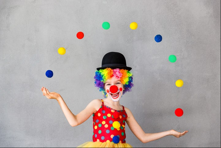 Circo en casa.
Foto: Shutterstock