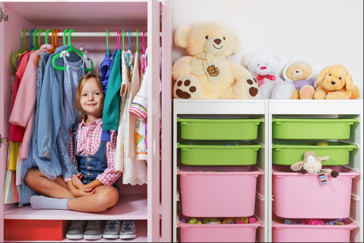 El orden y la organización, una tarea más para hacer con los chicos durante la cuarentena. Foto: Shutterstock.