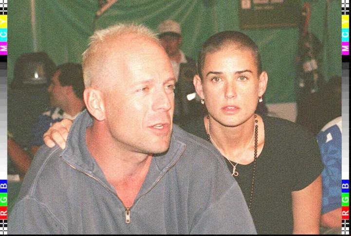 De aquellos buenos viejos tiempos a nuevas formas de vincularse, Bruce y Demi.