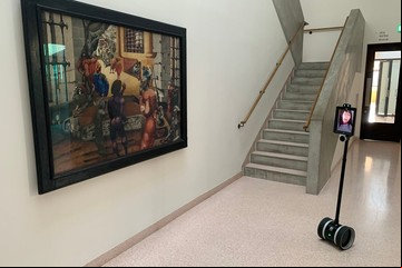 No podés visitar el museo. Pero tu robot sí puede.