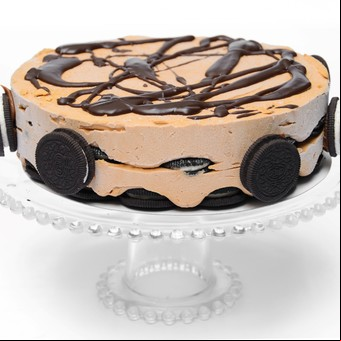 Cheesecake helado de dulce de leche