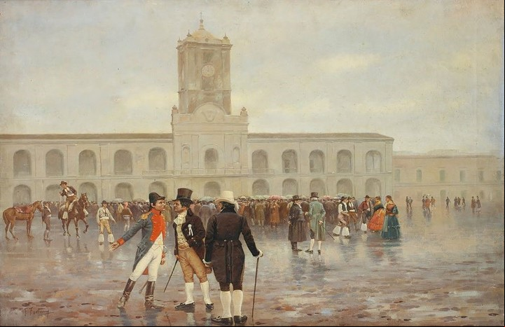 La Revolución de Mayo por Francisco Fortuny.