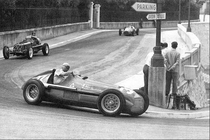 Juan Manuel Fangio, en el GP Mónaco de 1950.