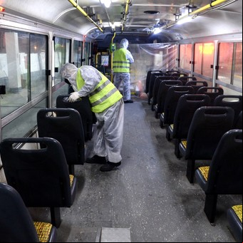 Con la cuarentena endurecida, registran la circulación más baja del transporte público en 15 semanas