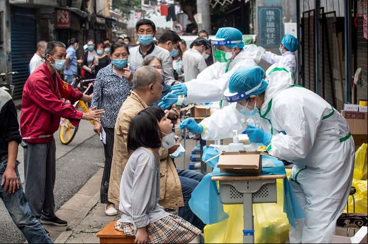 Wuhan, en China, fue el lugar de origen de la pandemia. Foto: AFP