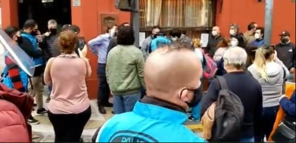 Otra vez, problemas con la interna del SOEME: manifestantes impiden el ingreso del interventor