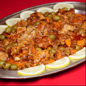 Pollo a la cazadora