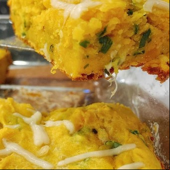 Torta de zapallo y queso