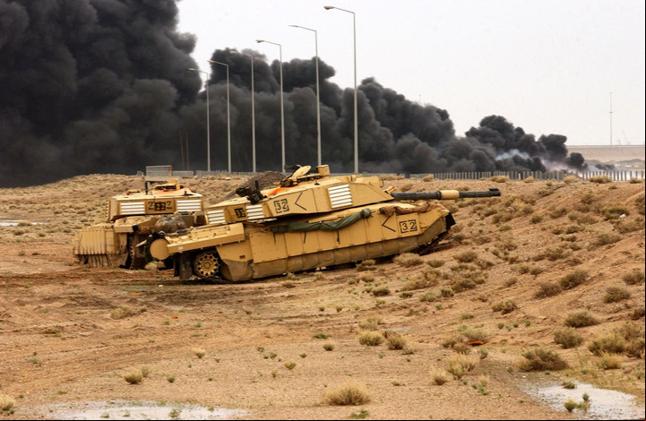 Los tanques challenger 2 fueron claves en la guerra de Irak. Foto AFP