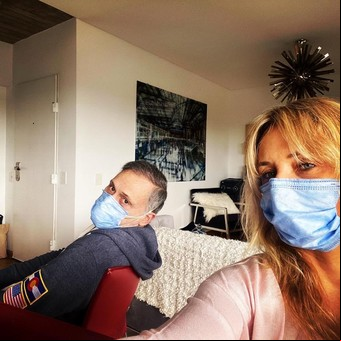 Evelyn Von Brocke y su lucha contra el coronavirus: "Les escribí una carta de despedida a mis hijos"