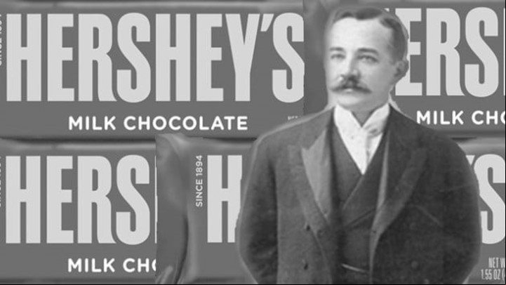 Milton Hershey, creador de una de las marcas de chocolate más famosas.
