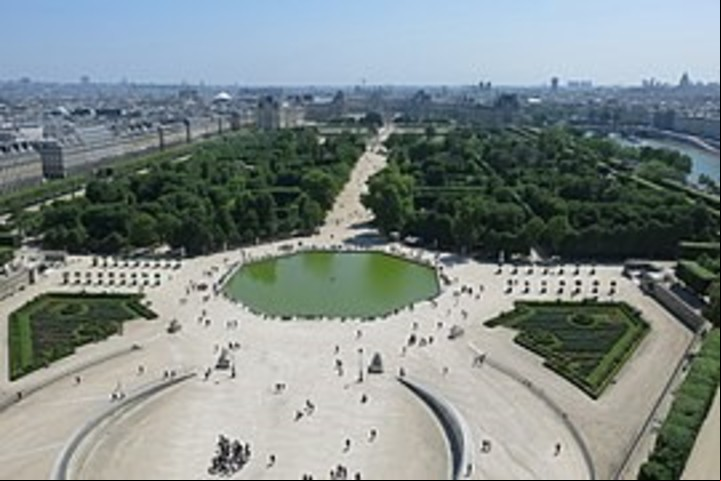Jardín de las Tullerías. En los alrededores del Louvre. Foto/Wikipedia