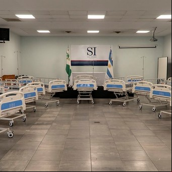Coronavirus: su hermano se curó de cáncer y donó 15 camas equipadas