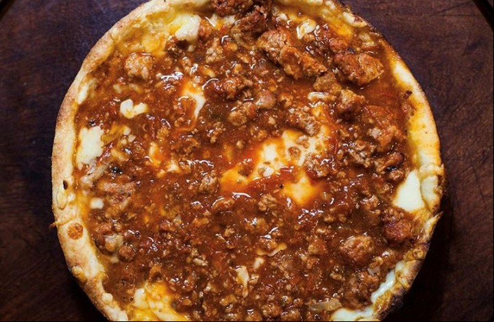La Deep Dish Sloppy Joe, recomendada de Chicago Style Pizza. Foto Archivo Clarín