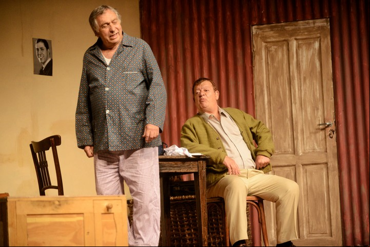 "El acompañamiento", con Luis Brandoni y David Di Napoli en el Multiteatro Comafi, Foto Emmanuel Fernández
