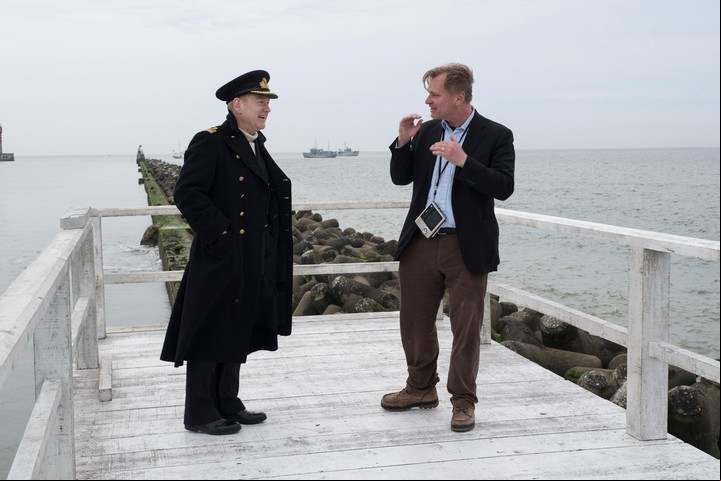 Christopher Nolan y Kenneth Branagh en Dunkerque.