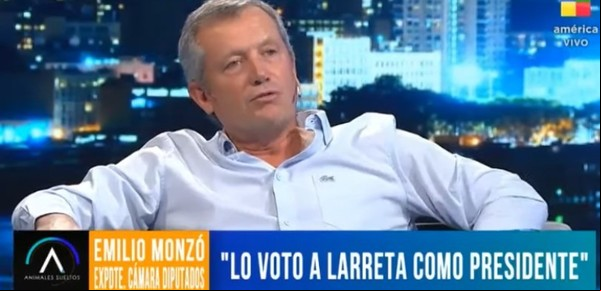 Emilio Monzó: "Alberto Fernández no tenía que ir con Evo y Lula, tenía que venir al centro"