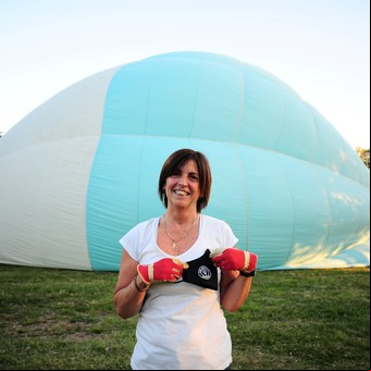 La maestra jardinera que vuela en globo y bate récords mundiales
