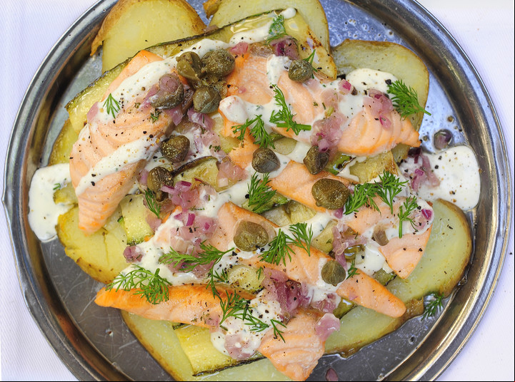 Receta de pizza de papa de Germán Martitegui.
Foto Shiba