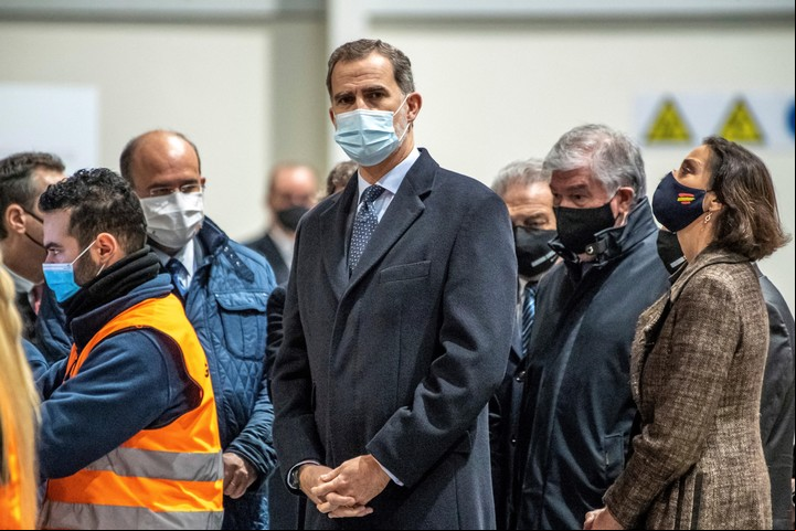 El rey Felipe VI de España reciben una suma en concepto “Respaldo de la jefatura de Estado” y “Sostenimiento de su familia y su casa". Foto EFE.