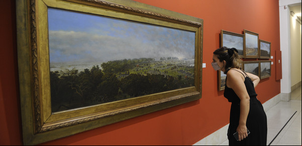 Cándido López: el pintor que perdió una mano en la guerra vuelve a contarla