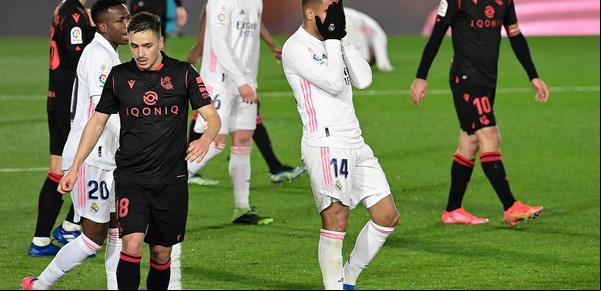 El Real Madrid no pudo vencer a la Real Sociedad y quedó a 5 puntos del Atlético de Simeone
