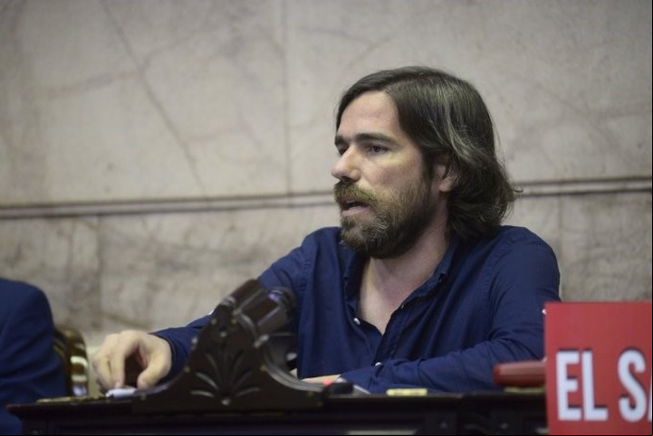 El diputado del Frente de Izquierda Nicolás del Caño.