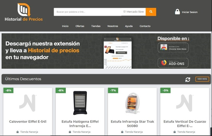 Historial guarda precios todos los días y envía alertas cuando hay oportunidades de verdad. Foto Captura