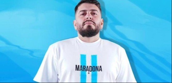 Diego Junior empezó a usufructuar la marca Maradona
