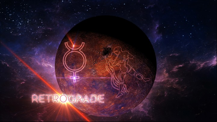 Astronómicamente, la retrogradación de un planeta no existe. Se trata de un movimiento aparente. Foto ilustración Shutterstock.