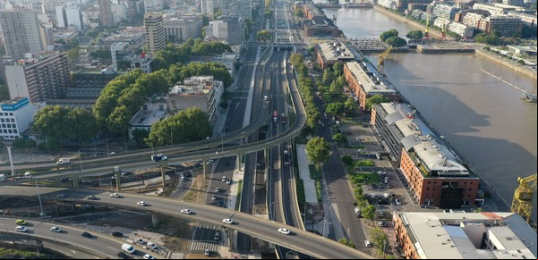 Dos años del Paseo del Bajo: la obra que cerró la grieta entre Puerto Madero y la Ciudad