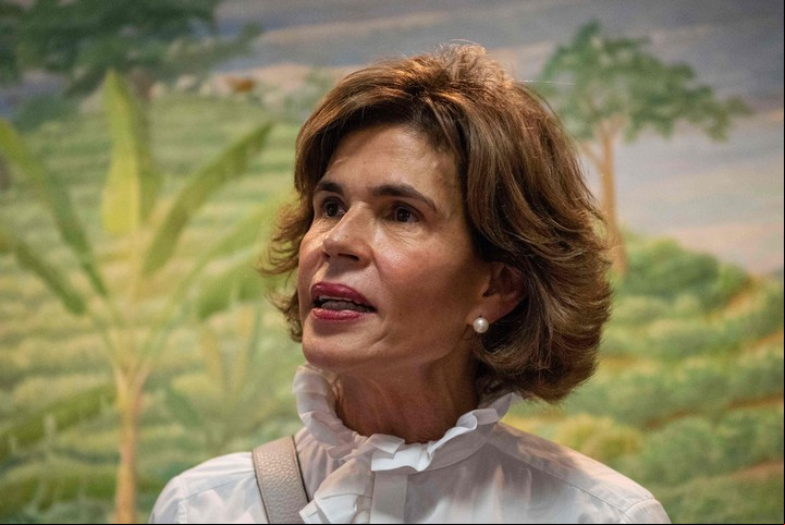 Cristiana Chamorro presa en Nicaragua. Foto AFP